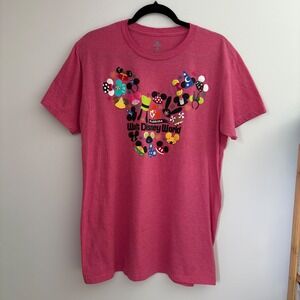 Disney Women's Pink Graphic Tee